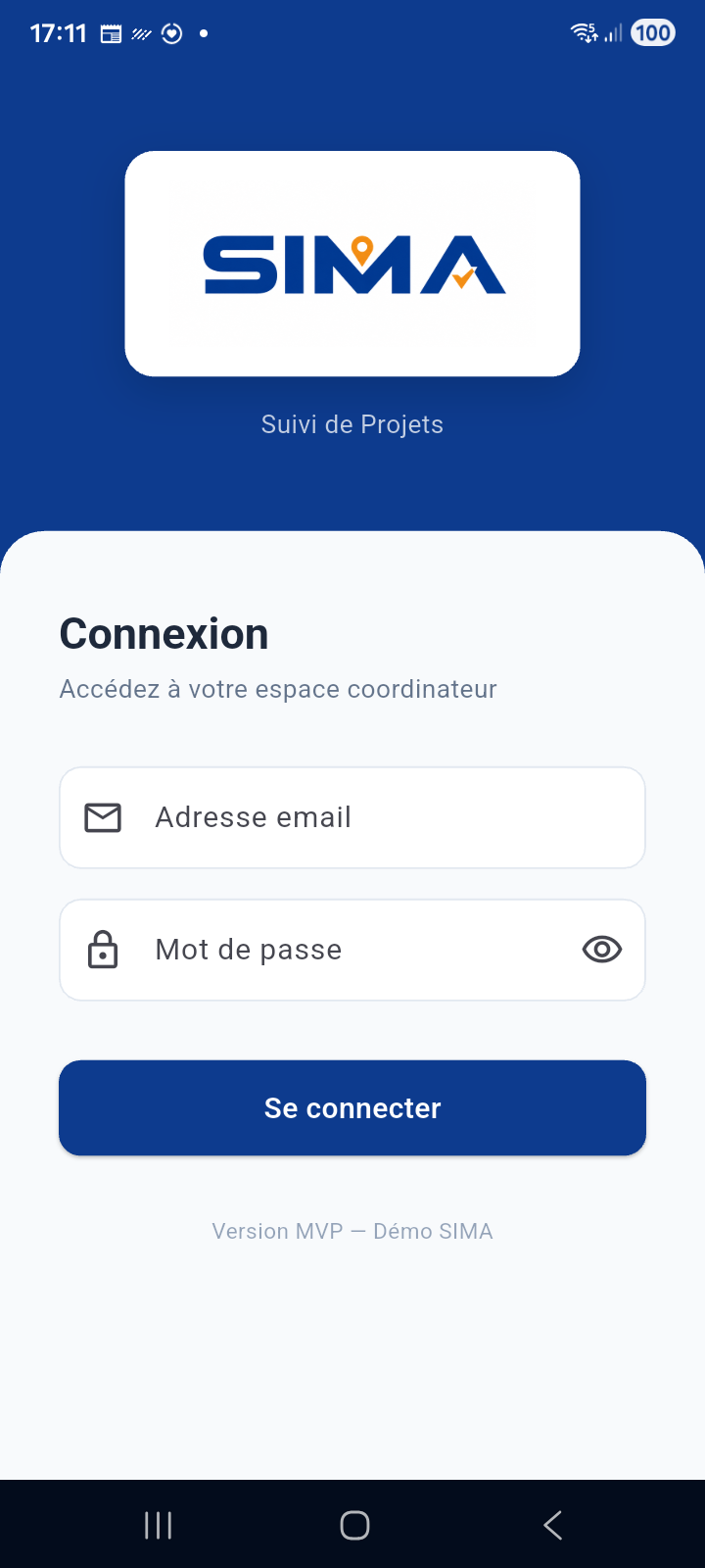 Application SIMA